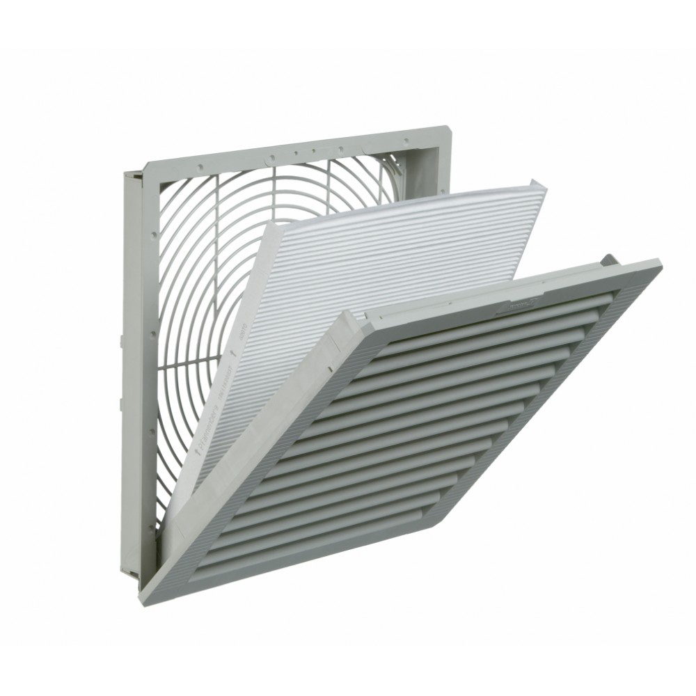 Выпускной фильтр для шкафов Elbox серии EMS, IP 55, 320 x 320 x 46,  цвет серый