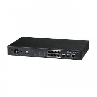 Dahua DH-PFS4210-8GT-150, гигабитный PoE коммутатор 8 портов