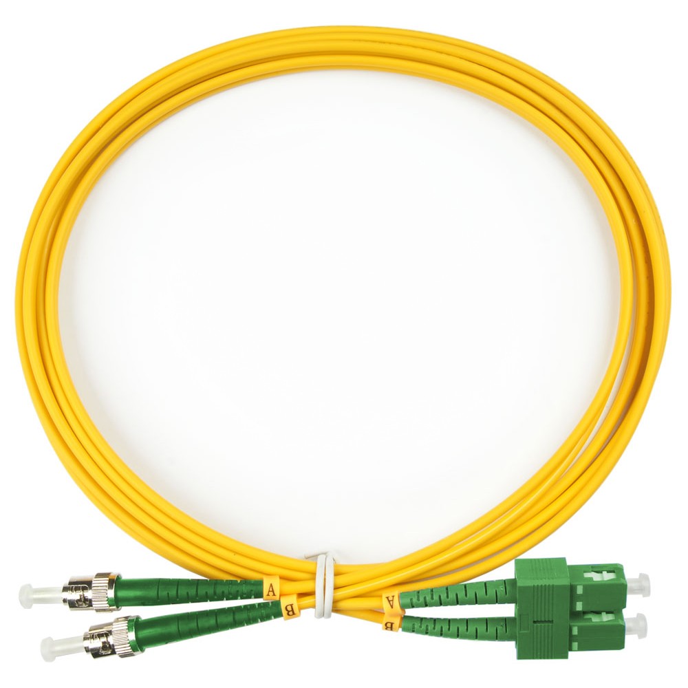Патч-корд оптический TopLan, дуплексный, SC/APC-ST/APC, SM 9/125, 7 м, LSZH
