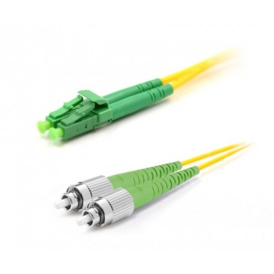 Патч-корд оптический TopLan, дуплексный, LC/APC-ST/APC, 657A1, 15 м, LSZH