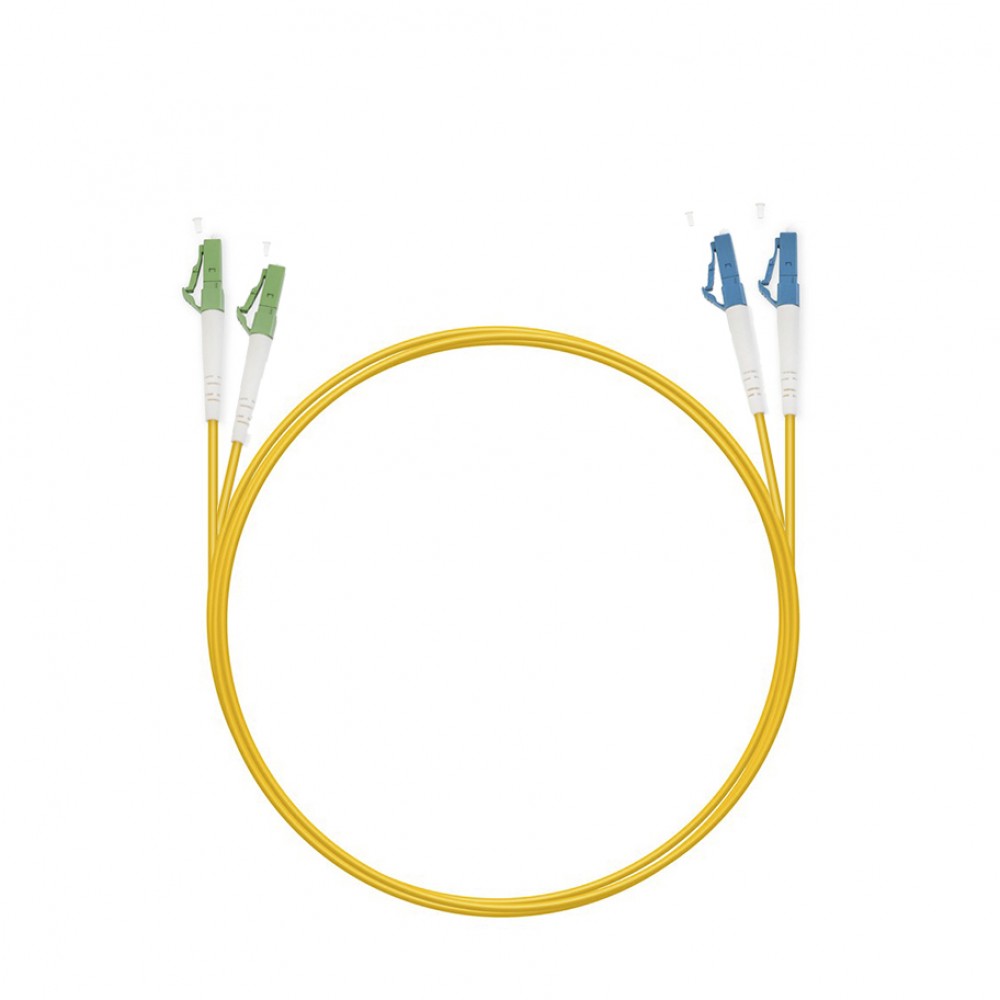 Патч-корд оптический TopLan, дуплексный, LC/APC-LC/UPC, SM 9/125, 50 м, LSZH