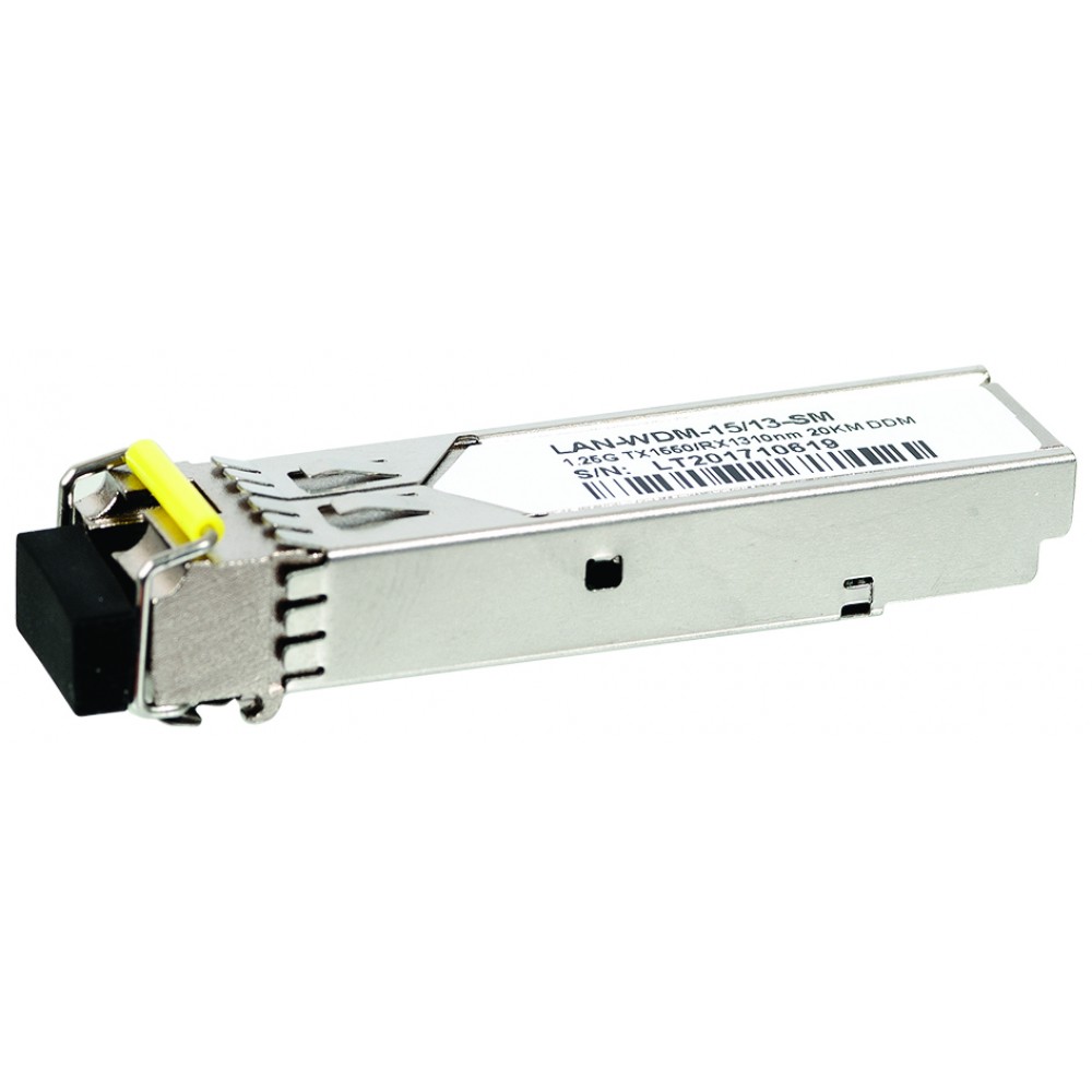 Lanmaster LAN-WDMi-15/13-20-SM Модуль SFP WDM 1.25G 1550nm/1310nm 20 km LC промышленный DDM Cisco