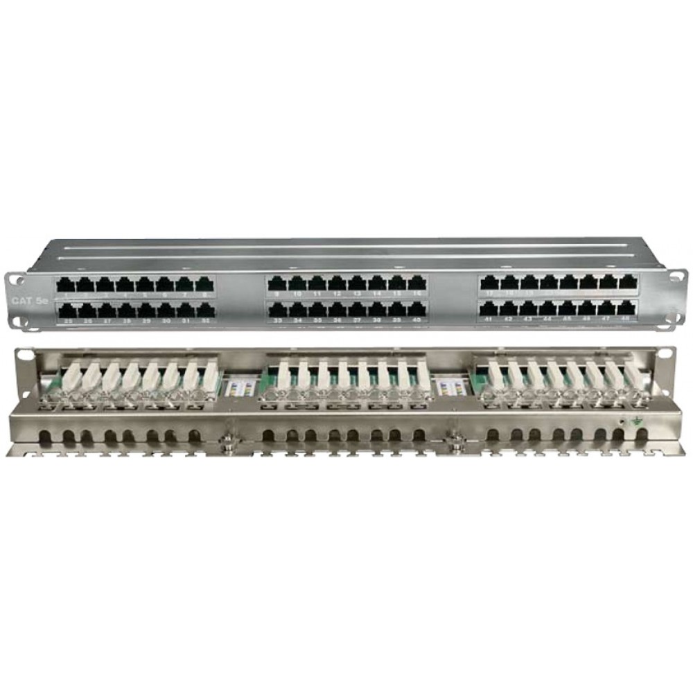 PPHD-19-48-8P8C-C5E-SH-110D Патч-панель высокой плотности 19