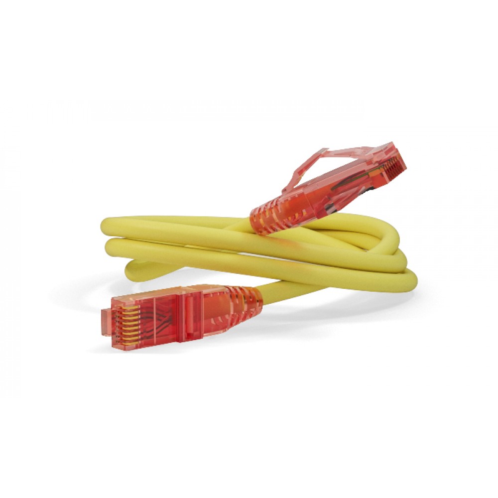 PC-LPM-UTP-RJ45-RJ45-C5e-1.5M-LSZH-YL Патч-корд U/UTP, Cat.5е (100% Fluke Component Tested), LSZH, 1.5 м, желтый Hyperline