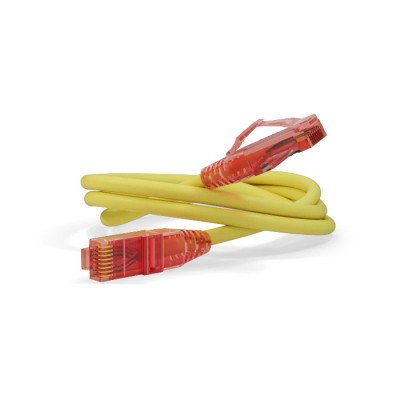 PC-LPM-UTP-RJ45-RJ45-C5e-1.5M-LSZH-YL Патч-корд U/UTP, Cat.5е (100% Fluke Component Tested), LSZH, 1.5 м, желтый Hyperline