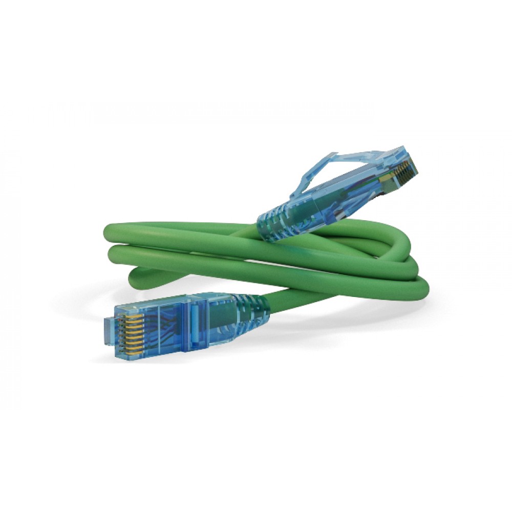 PC-LPM-UTP-RJ45-RJ45-C6-1M-LSZH-GN Патч-корд U/UTP, Cat.6 (100% Fluke Component Tested), LSZH, 1 м, зеленый Hyperline