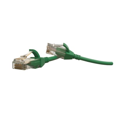 PC-LPT-UTP-RJ45-RJ45-C6-1M-LSZH-GN Патч-корд U/UTP, категория 6 (100% Fluke Component Tested), 28AWG, LSZH, 1 м, зеленый Hyperline