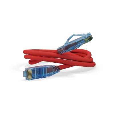 PC-LPM-UTP-RJ45-RJ45-C6-5M-LSZH-RD Патч-корд U/UTP, Cat.6 (100% Fluke Component Tested), LSZH, 5 м, красный Hyperline