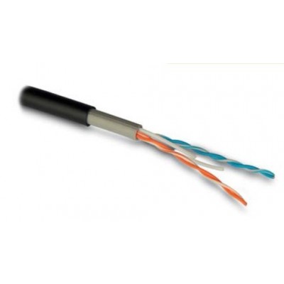 IU4-C5E-S-CMR (-SOLID-FR-PVC) (305 м) Кабель для сетей Industrial Ethernet, категория 5e, 4x2x24 AWG (0.51 мм), однопроволочные жилы (sol Hyperline