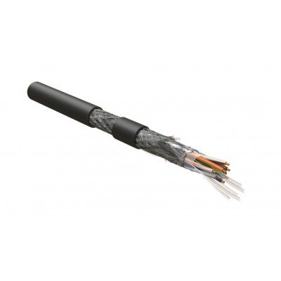 ISFUTP4-C5E-P26/19-PVC-BK (500 м) Кабель для сетей Industrial Ethernet, категория 5e, 4x2x26 AWG (19х0.10 мм), многопроволочные жилы (patch), SF/UTP,
