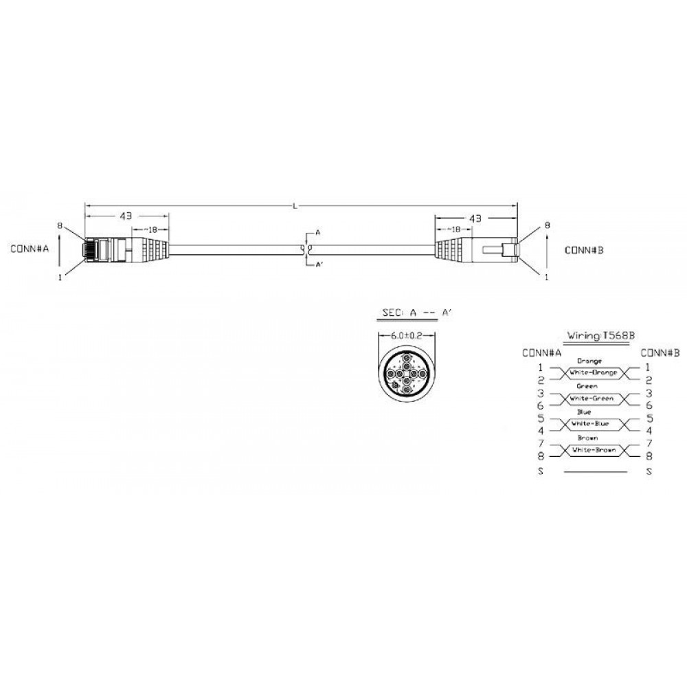 PC-LPM-STP-RJ45-RJ45-C5e-1.5M-YL (PC-LPM-STP-RJ45-C5E-5F-YL) Патч-корд F/UTP, экранированный, Cat.5е (100% Fluke Component Tested), PVC, 1.5 м, желтый