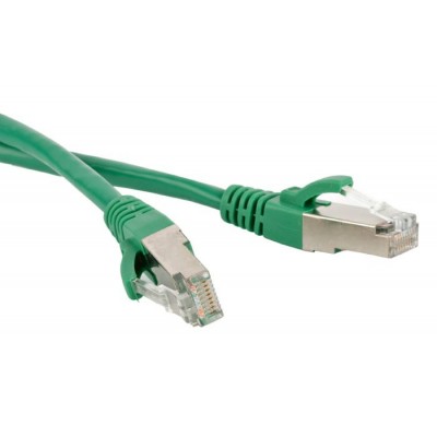 PC-LPM-STP-RJ45-RJ45-C6-1.5M-LSZH-GN Патч-корд U/FTP, экранированный, Cat.6 (100% Fluke Component Tested), LSZH, 1.5 м, зеленый Hyperline