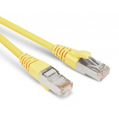 PC-LPM-STP-RJ45-RJ45-C6-1.5M-LSZH-YL Патч-корд U/FTP, экранированный, Cat.6 (100% Fluke Component Tested), LSZH, 1.5 м, желтый Hyperline