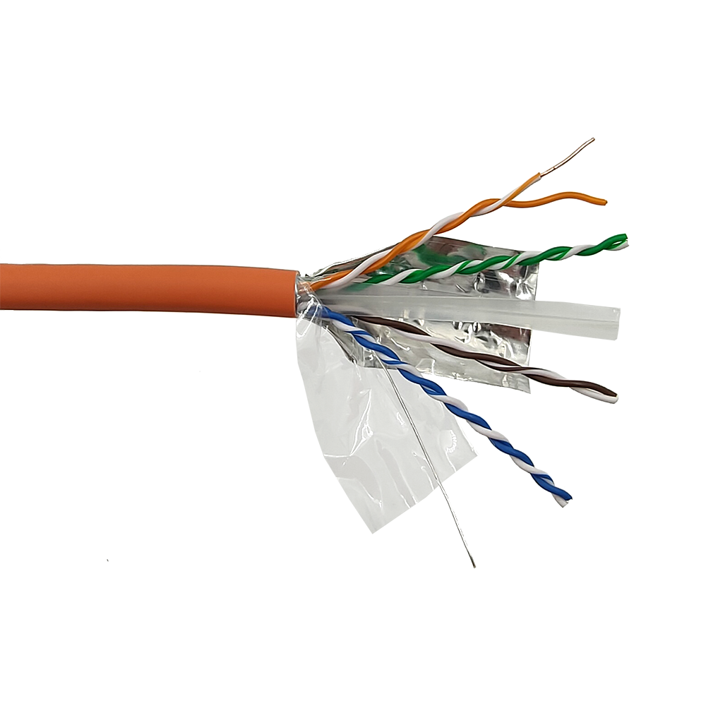 Lanmaster LAN-6AFTP-LSZH-OR Кабель FTP, 4 пары, Кат. 6А, LSZH, оранжевый, 305м в кат., LANMASTER