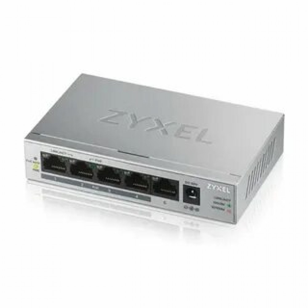 Коммутатор PoE+ Zyxel GS1005HP [GS1005HP-EU0101F]