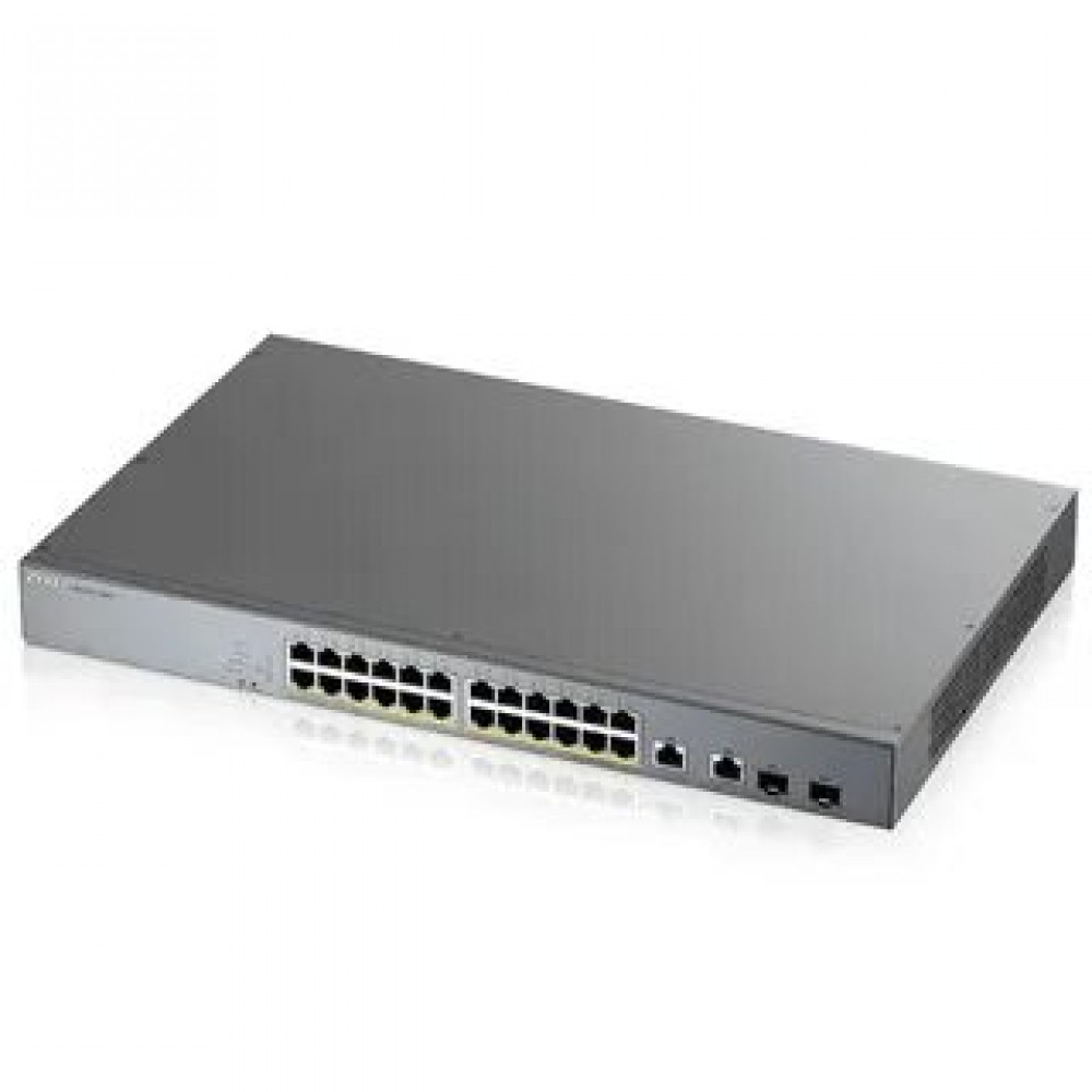 Гибридный Smart L2 коммутатор PoE+ для IP-видеокамер Zyxel GS1350-26HP [GS1350-26HP-EU0101F]