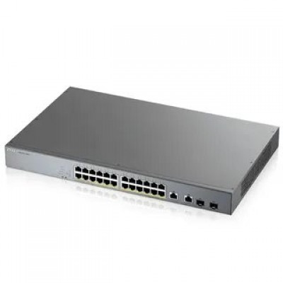 Гибридный Smart L2 коммутатор PoE+ для IP-видеокамер Zyxel GS1350-26HP [GS1350-26HP-EU0101F]