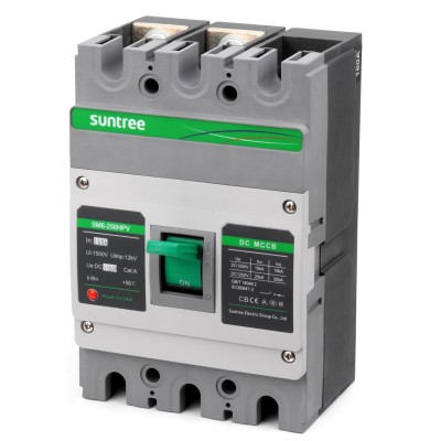 DC MCCB SM8-250HPV 3P 160A 1500V (2 полюсные)