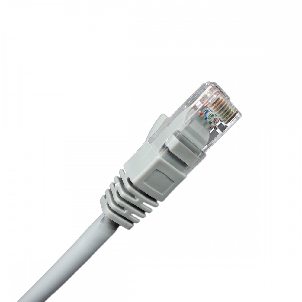 Шнур коммутационный BNH, кат. 6, неэкр., U/UTP, RJ45/RJ45, 0.5м, PVC, AWG24, серый, (B500.N-RJ45-6-0.5-G)