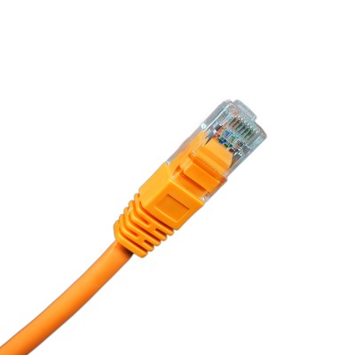 Шнур коммутационный BNH, кат. 5е, неэкр., U/UTP, RJ45/RJ45, d 5,5 0.15м, LSZH, AWG24 оранжевый, (B500-UTP-5E-0.15-LSZH-OR)