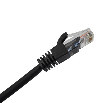 Шнур коммутационный BNH, кат. 5е, неэкр., U/UTP, RJ45/RJ45, d 6,2 0.5м, LSZH, AWG24 чёрный, (B500-UTP-5E-0.5-LSZH-BK)