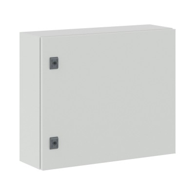 DKC-R5CE0562 Навесной шкаф серии CE, 500х600х200мм (ВхШхГ), со сплошной дверью, с монтажной панелью, IP66, использование вне помещений, цвет серый RAL