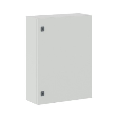 DKC-R5CE0869 Навесной шкаф серии CE, 800х600х250мм (ВхШхГ), со сплошной дверью, с монтажной панелью, IP65, использование вне помещений, цвет серый RAL
