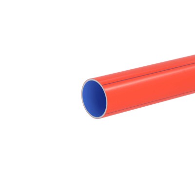 DKC-311010100SN64 Труба гладкостенная трехслойная полимерная д. 110мм толщ. 10,0 мм, SN64 бухта 100м, цвет красный