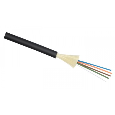 Lanmaster LAN-OFC-DU4-S2-HF ВО кабель  одномодовый универсальный 4 волокна нг(А)-HF OS2 черный
