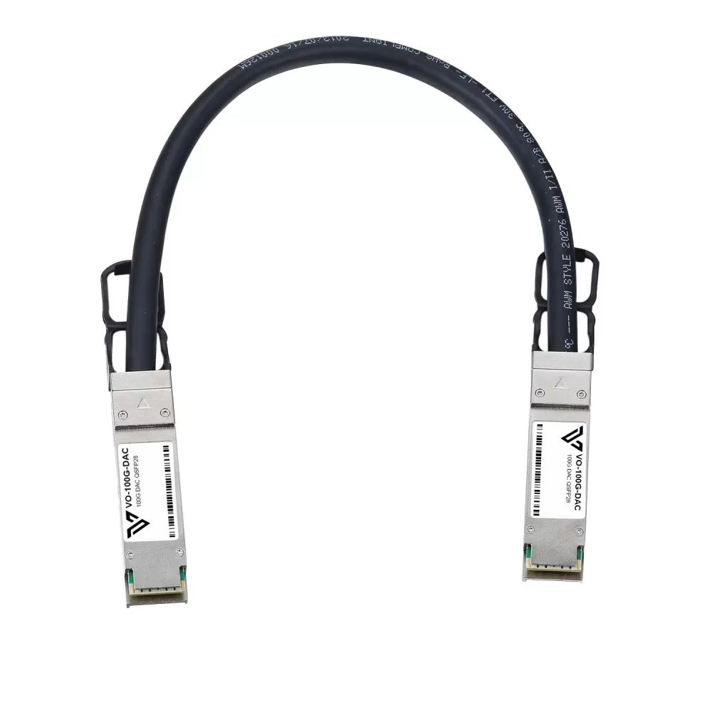 Кабель 100 Gigabit Ethernet QSFP28 1 метр