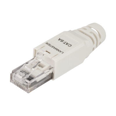 Lanmaster LAN-TMP-U6A-WH Полевой коннектор RJ45 8P8C, неэкранированный, кат.6A