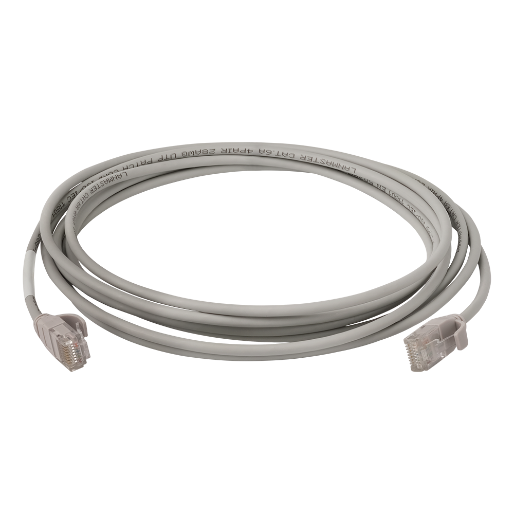 Lanmaster LAN-PC45/28-U6A-7.0-GY Патч-корд RJ45 - RJ45, 4 пары, UTP, категория 6A, 28AWG, 7 м, серый, LSZH, LANMASTER