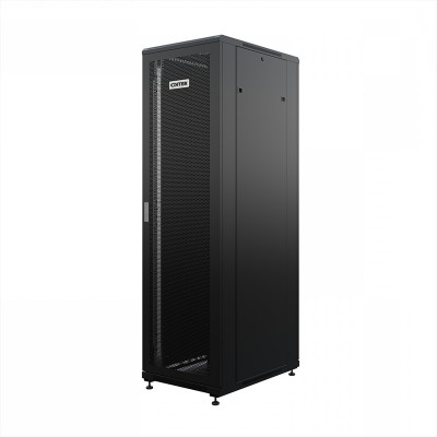 Шкаф напольный универсальный серверный ONTEK TC 32U 600х800мм, 4 профиля 19, двери перфорированная и сплошная металл, боковые стенки съемные