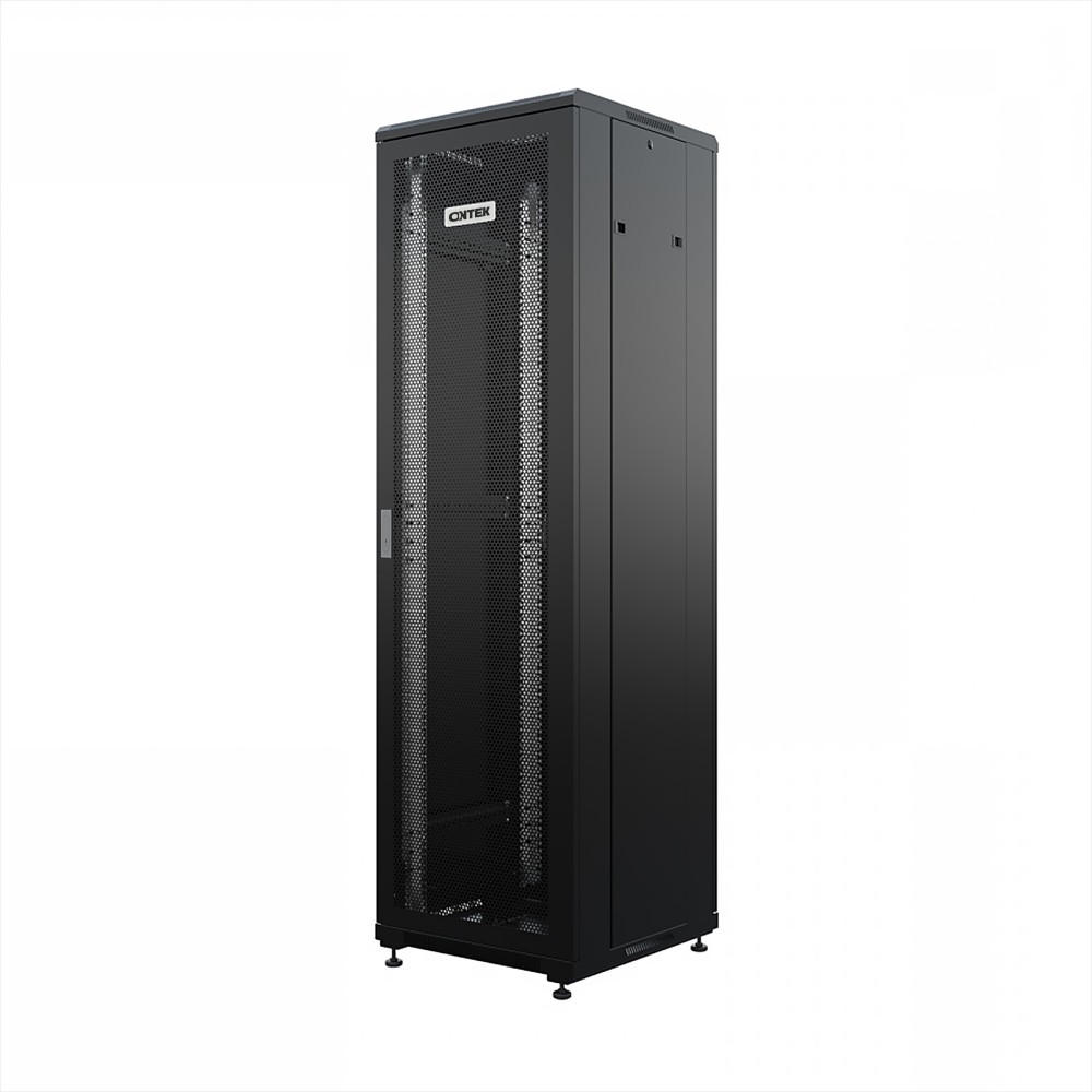 Шкаф напольный универсальный серверный ONTEK TC 32U 600х600мм, 4 профиля 19, двери перфорированная и перфорированная, боковые стенки съемные