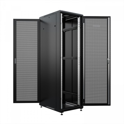 Шкаф напольный универсальный серверный ONTEK TC 32U 600х800мм, 4 профиля 19, двери перфорированная и перфорированная, боковые стенки съемные