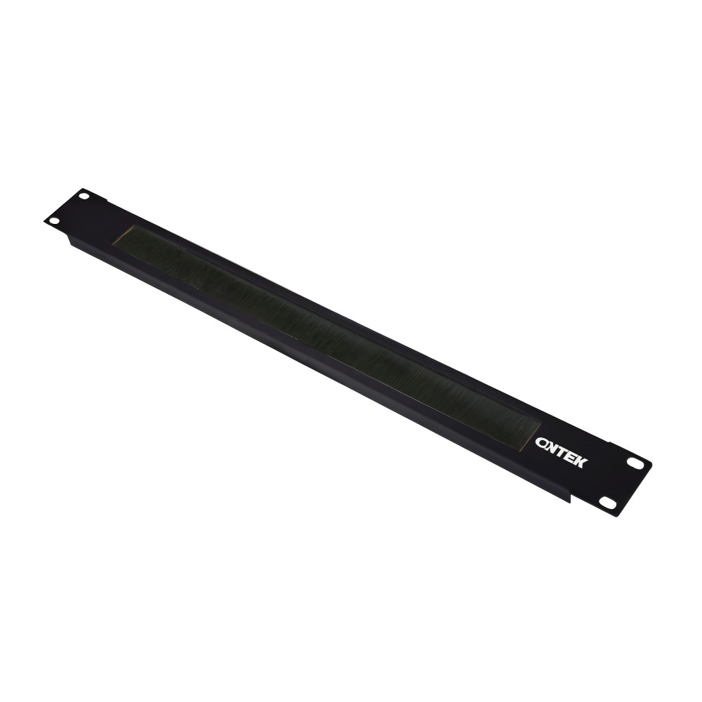 Организатор щеточный ONTEK, крепление 19 1U, черный RAL 9005