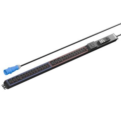 Панель распределения ONTEK PDU Metered Input ОМРВ2 вертикальная c функцией удаленного мониторинга, 32A/1ф, с мини-выключателем 16А 2шт, выход - C13 x