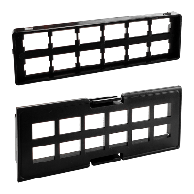 Lanmaster LAN-FRM-IN-12SC Адаптерная планка 12 x SC Simplex/ LC Duplex (без адаптеров)