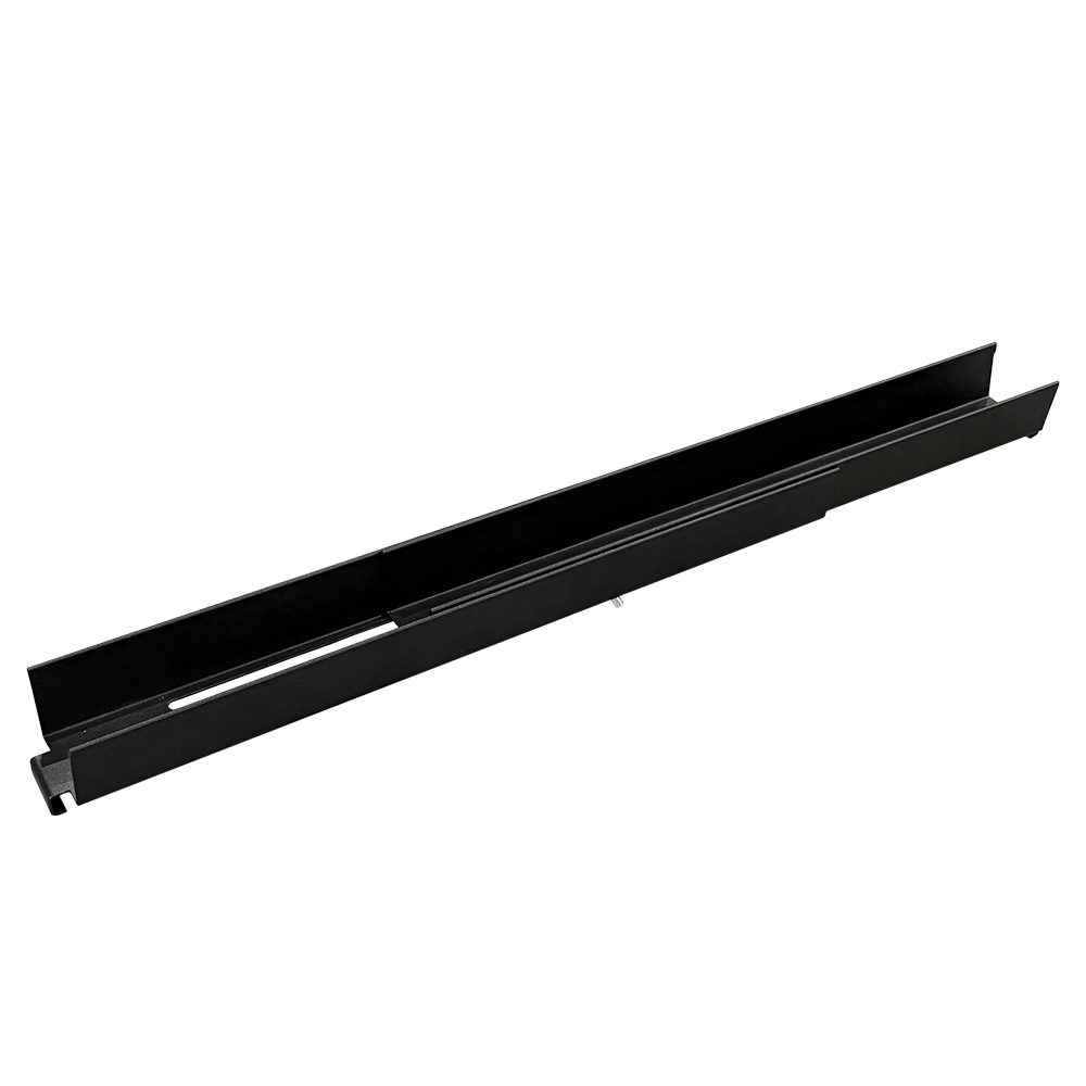 Lanmaster LAN-DC-CB-HTR-8 Горизонтальный лоток для установки между профилями шкафа LAN-DC шириной 800 мм, раздвижной, 457-762 мм, черный