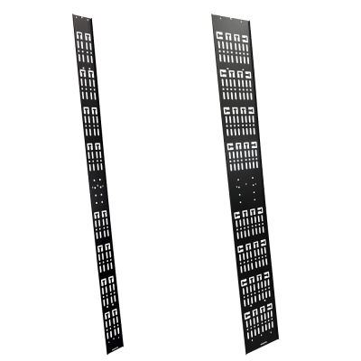 Lanmaster LAN-DC-CB-48U-VTR120 Вертикальный перфорированный лоток для шкафов LAN-DC 48U и TWT-CBB 47U, шириной 120 мм, черный