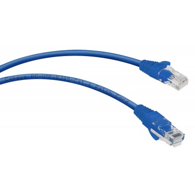 Cabeus PC-UTP-RJ45-Cat.6-1.5m-BL-LSZH Патч-корд U/UTP, категория 6, 2xRJ45/8p8c, неэкранированный, синий, LSZH, 1.5м
