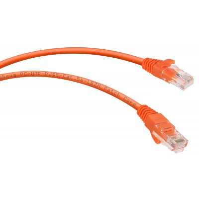 Cabeus PC-UTP-RJ45-Cat.6-2m-OR-LSZH Патч-корд U/UTP, категория 6, 2xRJ45/8p8c, неэкранированный, оранжевый, LSZH, 2м
