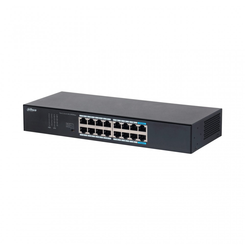 Dahua DH-S3016-16GT, коммутатор 16 портов Dahua DH-S3016-16GT, коммутатор 16 портов