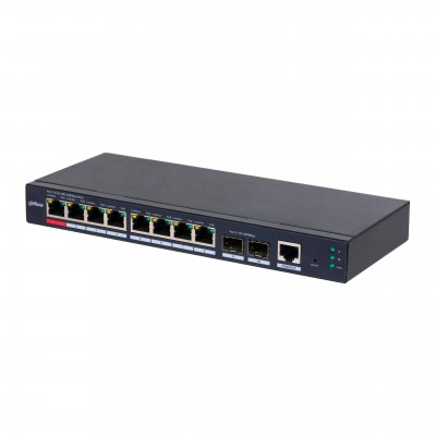 Dahua DH-S4210-8GT-110, гигабитный PoE коммутатор 8 портов