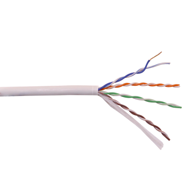 Lanmaster LAN-5EUTP-HFLT-WH Кабель UTP, 4 пары, Кат. 5e, нг(А)-HFLTx, белый, 305м в кат., LANMASTER
