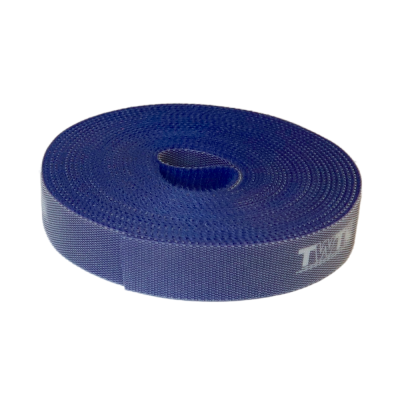 Хомут-липучка TWT шириной 20 мм, 5 м, синий, TWT-VCM5M-BL