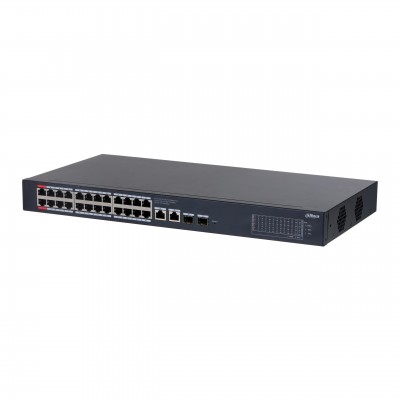 Dahua DH-CS4228-24GT-375, гигабитный PoE коммутатор 24 порта Dahua DH-CS4228-24GT-375, гигабитный PoE коммутатор 24 порта