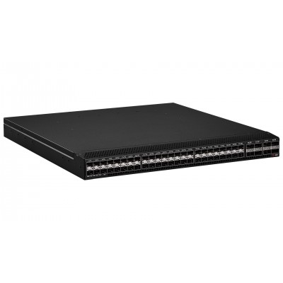 Управляемый коммутатор, 8 портов 100GbE QSFP28, 48 портов 25GbE SFP28, 1 порт USB, консольный порт, порт управления MGMT, 2 сменных блока питания