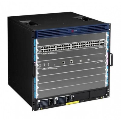 Шасси QSW-7610, 8 слотов для сервисных модулей, 2 слота для модулей управления, 2 слота для модулей коммутаторной матрицы