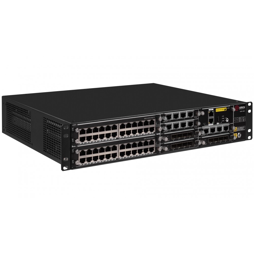 Роутер шасси, 2U, 1 слот для карт 3ESP, 6 слотов для карт MX9, 2 слота для карт LX9, поддержка модульных блоков питания